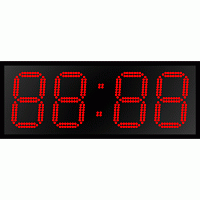 Часы вторичные цифровые ЧВЦ 210 NTP (зеленое или красное свечение)
