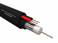 Кабель коаксиальный Netko 3C-2V, 75 Ом (CU, оплетка 32 нити AL) + кабель питания 2x0.5мм2