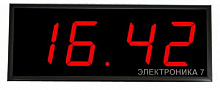 Часы цифровые электронные настенные Электроника 7-2100СМ4 LAN NTP, PoE