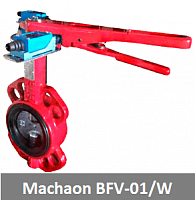 Затвор дисковый модели Machaon FM BFV-02/W, PN16, Ду 80, Pу = 20.7