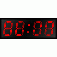СВР-05-6В100 Вторичные часы цифровые, шестиразрядные (ЧЧ:ММ:СС), высота символа 100мм