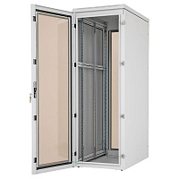 Шкаф Miracel NS25 19", 800x900мм 46U, дверь стеклянная, 2 пары направляющих с Т-слотом, RAL 7035