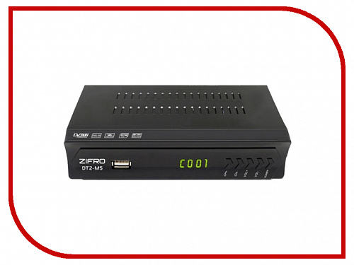 Цифровая ТВ приставка стандарта DVB-T/T2 ZIFRO DT2-M5
